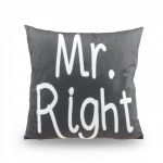 Poduszka Mr. Right czarna  